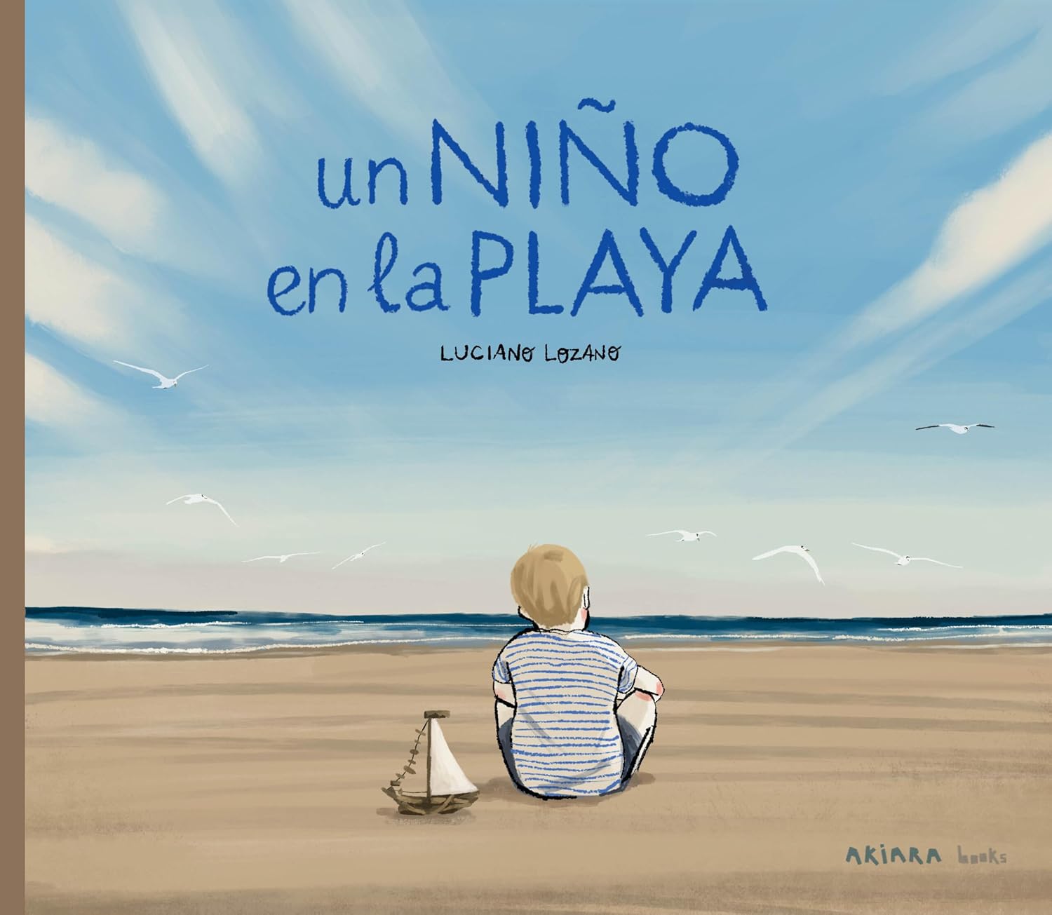 Un niño en la playa - Luciano Lozano